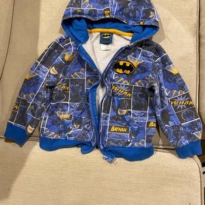 Batman Hoodie Full-Zipper Toddler Sweatshirt